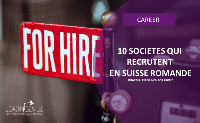 postes ouverts jobs pharma sociétés recrutent suisse romande